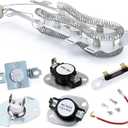 2026 Upgraded8544771 wp8544771 Dryer Heating Element 279973 3392519 Thermal Fuse 279816 Thermostat Cut Off Compatible With whirlpool,maytag,kenmore by AMI PARTS