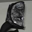 Paxiland Clear Backpack Stadium Approved 12126 with Reinforced and Wider Shoulder Straps, Small Clear Bag for Schools, Concerts, Work, Festivals and Sporting Events - Black