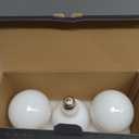 3Pack G30 LED Globe Light Bulbs 2700K Soft Light, 5.5W Decorative Globe Light Bulbs,E26 Base LED bulbs, CRI>90 Perfect use for Decor, Pendant, Bathroom/Vanity Mirror Makeup, Dimmable ,Milky glass