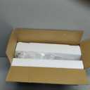 EDISHINE Pendant Light Fixture, Handcrafted Art Glass Hanging Light, Hardwired Ceiling Light, White Marble Glass Shade, Adjustable Brushed Nickel Rods, E26 Base, Pendant Lamp for Kitchen Bathroom Bar