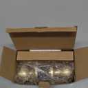 Karlstone 1 Pack Passage Door Knob, Gold Door Knob Closet,Door Handle No Key for Hallway and Brass Door Knobs, Round Gold Door Handles