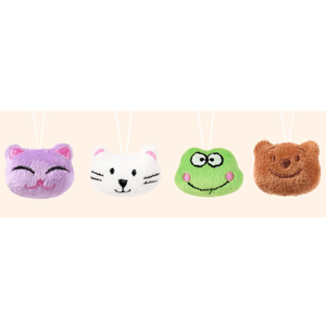 VISATOR 25pcs Mini Stuffed Animals Keychains– Small Plush Toys Bulk for Claw Machine Prizes, Christmas Party Favors for Kids, Classroom Rewards, Carnival Gifts, Goodie Bags, Easter & Birthday Gifts