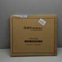 GMFrames 11x14 Diploma Degree Frame with Mat or Display 15x18 Certificates without Mat,Solid Wood,Black Finish with Intricate Black Rope Detail,UV Protection Acrylic