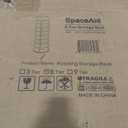 SpaceAid 8 Tier Rotating Shoe Rack Tower, Spinning Shoe Display Lazy Susan, Revolving 360 Shoe Rack Storage Round Carousel, Vertical Handbag Rotate Shoes Closet Organization (8-Tier White) (8 Tier (23.2"W x 71.9"H))