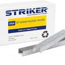 STRIKER T50 Staples, 3/8 Inch Heavy Duty Staples for Staple Gun, Galvanized 20 Gauge 3/8 Inch Crown Staple for Upholstery, Construction, Furniture (5,000 Counts)