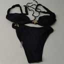 SherryDC Womens Cheeky Bikini Sets Sexy Bandeau Self Tie High Cut Swimsuit Bathing Suit, size XL