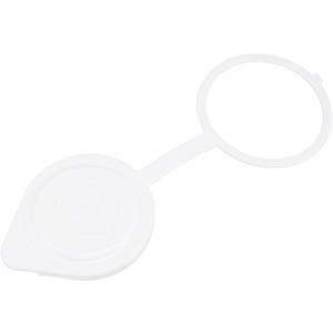 X AUTOHAUX 2pcs MR597536 White Windshield Wiper Washer Fluid Reservoir Tank Bottle Cap Cover for Mitsubishi Lancer Outlander PHEV Outlander Sport