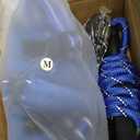 Escape Proof Dog Harness for Large Medium Sized Dogs Six Point Adjustable, Service Dog Vest Harness and Leash Set, No Pull Dogs Harnesses with Handle, Dog Harnesses for Walking(Blue, M)