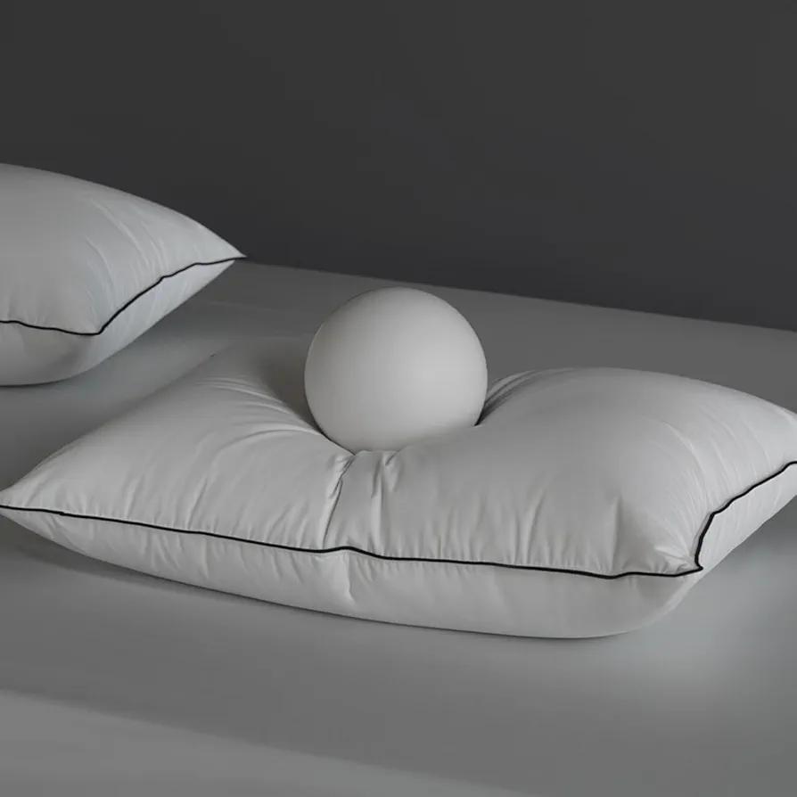 MAXICOZY Hungarian Goose Down and Down Alternative Pillows King Size, Fluffy 3-Chamber Bed Pillows for Sleeping, Luxurious Soft Cloud Pillow for Back, Stomach or Side Sleepers(King, 1 Pack), White.