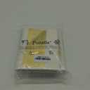PONATIA 50 Pieces/Lot A7 Envelopes, 5.25 x 7.5'' Gold Glitter Shinny Envelopes, Perfect for 5x7'' Weddings, Invitation Cards,Graduation Invite (Shiny Ivory+Gold Glitter)