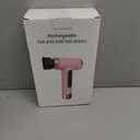 Vikye Cordless Hair Dryer,15000mAh Rechargeable Hair Dryer,3 Adjustable Cold Hot Wind,200W Battery Operated Hair Dryer for Travel Camping