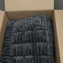 Smiry Couch Cover for Dogs Washable, Non Slip Fuzzy Pet Couch Covers for 3 Cushion Sofa Pet Friendly, Thick Soft Sofa Slipcovers Cushion Protector (Dark Grey, 27.6" x 82.7")