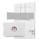 Dripex 3 Way Mirror for Men or Women, 360° Trifold Self Haircut Mirror with Height Adjustable Hooks, for Makeup, Styling, Shaving, Braiding, Dye Hair (White Without Led)