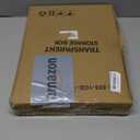 Acrylic Display Case with an Adjustable Divider, 2 Tiers XXX-Large Boot Shoe Storage Boxes Clear Plastic Stackable Storage Bin with Lids Super Large Clear Display Box for Shoes, Collectibles