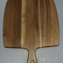 16.6"x13" Large Acacia Wood Cutting Board with Handle Big Wooden Charcuterie Boards Butcher Block Meat Cutting Boards for Kitchen Decor Bread Cheese Serving Platter Thick Teak Chopping Board Food Tray