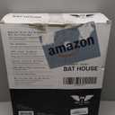 BIGBATBOX Wooden Large Bat House for Outdoors - 2 Chamber, Brown, Fits Up to 75 - Proven Backyard Bat Box Kit Design for Attraction