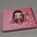 Anime Devil Merchandise Gift Set, Adorable Anime Stationery Set, Contains Spiral Notebook, Stationery Pouch, Gel Pens, Multicoloured Pens, Bracelet, Gift Box