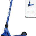 Hurtle Electric Scooter, 350W/500W Motor, Max 30 Miles Range, 16/18 Mph Top Speed, 8.5''/10'' Tires, Dual Braking, Kick Scooter, 2 Wheels and Height Handlebars, Blue