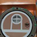 Gnome Door Cat Door for Interior Doors - Stylish & Functional with No Flap, Lockable, and Easy Installation, Spacious Large Kitty Door for Cats Up to 20 lbs, Private and Comfortable Pet Door (Brown)