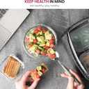 FineDine 24 Piece Glass Storage Containers with Lids - Leak Proof, Dishwasher Safe Glass Food Storage Containers for Meal Prep or Leftovers, Red