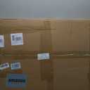 Colingmill Twin Size Contoured Headboard with Studded Upholstery, 40 Inch