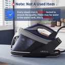 LEVOORA 1800W Steam Station for Clothes with 1.5L Removable Water Tank | Powerful Steamer Iron with LED Screen,Fast Heat Up,Auto Shut-Off,Ceramic Soleplate,Self-clean,Ironing Steamer for Home,Blue