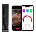 MEATER SE: Smart Bluetooth Meat Thermometer | Long-Range Wireless Probe for Oven, Grilling, Smoking, BBQ & Air Fryer | Dual Sensors & Guided Cook System | Black Charger