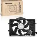 A-Premium Engine Radiator Cooling Fan Assembly Compatible with Mercedes-Benz Models - C230 2002-2007, C240 2001-2005, C280 2006-2007, C32 AMG 2002-2004, C320 2001-2005, C350 2006-2007 & More - 4 Pins