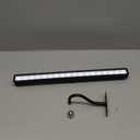 Dimmable Cordless Picture Light for Wall 16n, 5000mAh Rechargeable Battery Wall Sconce Art Light, CRI 95+ 350LM Wall Light for Gallery Artwork, Paintings, Photo, Portraits - Black