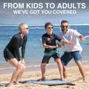 Kanu Surf Boys Paradise UPF 50 Sun Protective Rashguard Swim Shirt (2T, Bora Bora Black)