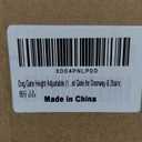 Adjustable Dog Gate - 13-22 Inch Height, 18-43 Inch Width Extension - No Drill Pet Gate for Doorways, Stairs, Puppies - Heavy Duty Metal Safety Gate (White)