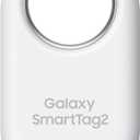 Samsung Galaxy SmartTag2, Bluetooth Tracker, Smart Tag Tracking Device, Item Finder for Keys, Wallet, Luggage, Pets, Use w/ Phones and Tablets Android 11 or Later, 2023, 1 Pack, White