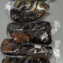 COOKOO 9 Packs French Curly Braiding Hair 22 Inch for Goddess Box Braids with Loose Wave Curly Ends Mix Black and Blonde Pre Stretched French Curls Synthetic Hair Extentions for Women P1B/27/613#