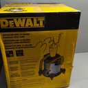 DEWALT Dust Separator with 10 Gallon Stainless Steel Tank, 99.5% Efficiency Cyclone Dust Collector, High-Performance Cycle Powder Collector Filter, DXVCS003, White