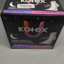 Kotex Ultra Thin Overnight Pads with Wings, Extra Heavy Absorbency, 34 Count