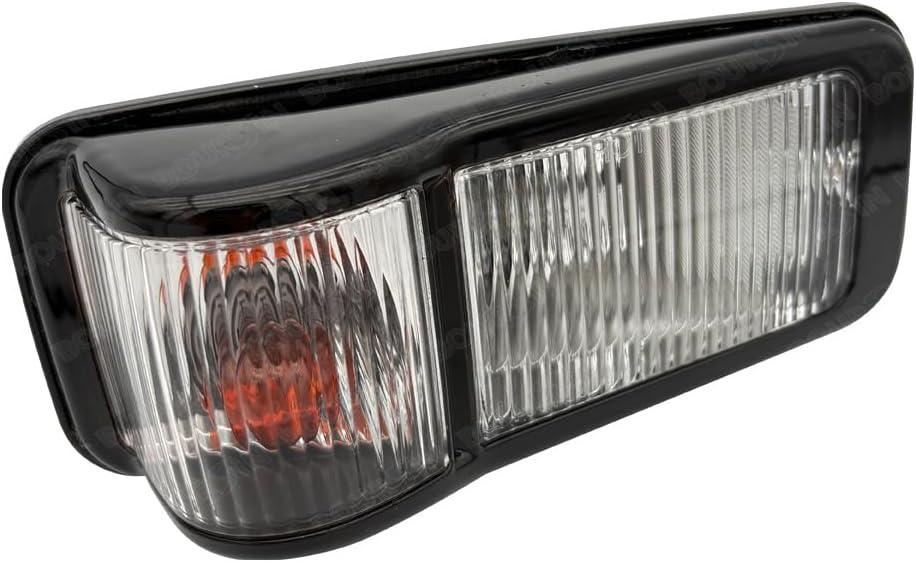 Boursin 2 bulbs Side Door Lamp RH Compatible with ISUZU NPR-HD NQR NRR 5.2L 6.0L 6.6L 2008-2024 Passenger Side