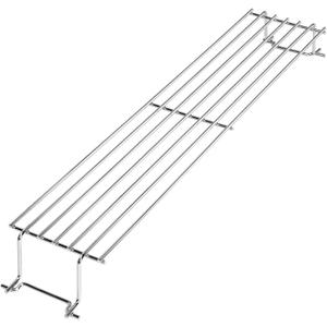 304 Stainless Steel Warming Rack for Weber Spirit 300 and GS4 Spirit II 300 Series Gas Grills with Front Control Knobs, 7641 Grill Upper Rack for Weber Genesis Silver Gold B/C Grill, 25 Inch