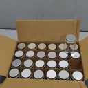U Pack 2oz Mason Jar with Silver Lid for Honey Jam Spice Pack of 24 Sets