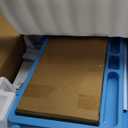 Diroan Kids Functional Desk and Chair Set, Ergonomic Height Adjustable Children School Study Desk with Tilt Desktop, Book Stand, LED Light, Metal Hook and Storage Drawer for Boys Girls(Blue) (Large)