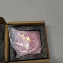 VARIART Stained Glass Mosaic Tiles – 300pcs (9 oz) Iridescent Glass Pieces for DIY Crafts, Vase, Mirror Decor (Rainbow Colors) (Pink)