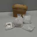 Ceramic Sugar and Creamer Set, Milk Carton Shaped White Cream Jug and Sugar Bowl with lid