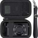 Camera Case for Canon PowerShot SX740 HS/G7 X Mark III/G7 X Mark II/V1 Digital Camera,Black Case