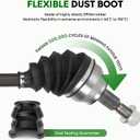 Front Left Driver Side CV Axle Shaft Assembly Fits for Ford Focus 2.0L 2012 2013 2014 2015 2016 2017 2018 (only fit Automatic Dual Clutch model), Replace for 66-2334