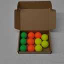 Pandahero Beach Paddle Ball Replacement Set - 11 Colorful High Visibility Waterproof Balls, Suitable for Smash Ball, Pro Kadima, and All Kinds of Outdoor Beach Paddle Games