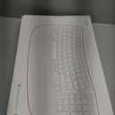 Nulea RT08 Wave Keys Wireless Ergonomic Keyboard with Cushioned Palm Rest, 2.4GHz Ergo Cordless USB Computer Keyboard, Comfortable Natural Typing, for Laptop, Mac, Windows (White)