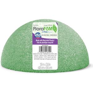 FloraCraft FloraFM Half Ball 1.9 Inch x 3.8 Inch Green
