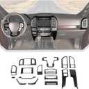 JeCar 16PCS Full Set Carbon Fiber Interior Trim Kit for 2015-2020 Ford F150