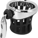 Drink Holder, KIMISS Motorcycle Handlebar Drink Cup HolderMount Aluminum Rubber Water Cup Holder for Gold Wing