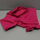 SUUKSESS Women Seamless 1 piece Workout Sets Strappy Padded Sports Bra Booty High Waisted Shorts Outfits (Hot Pink,M)