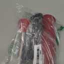 Bonsenkitchen Hand Blender, Immersion Blender with 2 Mixing Speed, Portable Electric Handheld Stick Mixer with Stainless Steel Blades for Soup, Smoothie, Puree, Baby Food, Red